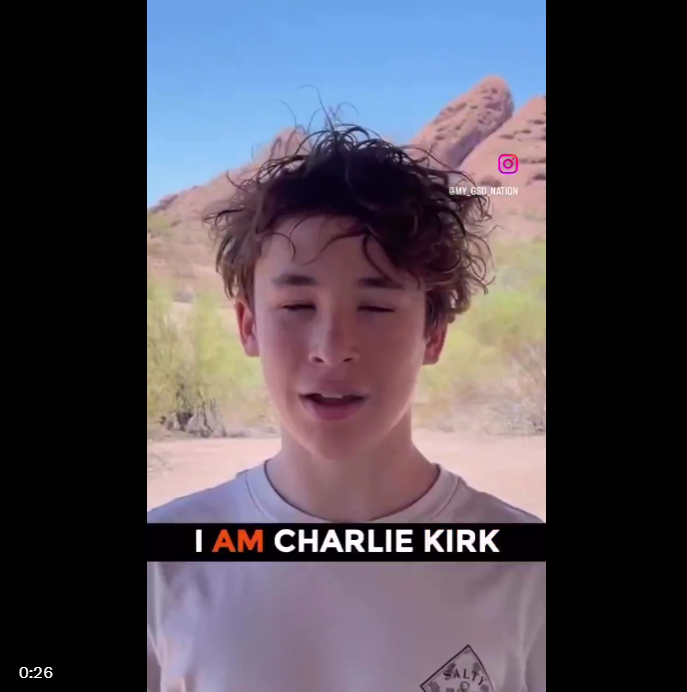 “I am Charlie Kirk”